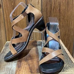 Naot Strappy Zip Up Sandals